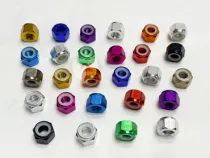 High-Performance Motorsport Fasteners: DIN985 Nylon Lock Nuts in Titanium and Aluminum for Racing Applications