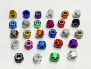 High-Performance Motorsport Fasteners: DIN985 Nylon Lock Nuts in Titanium and Aluminum for Racing Applications
