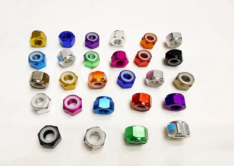 DIN985 Aluminum Nylon Self-Locking Nuts for Racing Cars & High-Performance Motorcycles | Lightweight Anti-Loosening Fastening Solution  Introduction: Engineering-Grade Fastener Reliability for Motorsport Applications