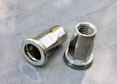 Stainless Steel Open-End Flat Head Part-Hex Rivet Nut – Automotive Grade