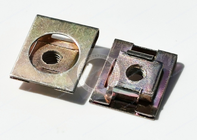 Clip-On Nuts for Flanged Edges: Fastening Folded Sheet-Metal Panels