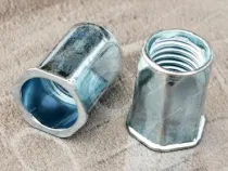 Small Countersunk Hex Rivet Nuts for Low-Profile Anti-Rotation Joints
