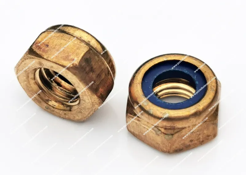 DIN 985 Nylon-Insert Lock Nuts for Industrial Equipment & HVAC Assemblies